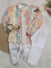 Mini Prince  Dhoti Pant Combo - Shoes Chain Included